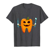 Load image into Gallery viewer, Funny Dental Halloween Tooth Pumpkin Dentist Halloween Gift T-Shirt
