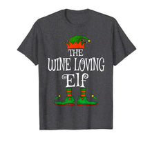 Load image into Gallery viewer, The Wine Loving Elf Family Matching Funny Christmas Gift T-Shirt
