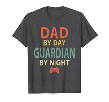 Load image into Gallery viewer, Mens Gamer Dad Shirt. Dad by Day Guardian By Night Gaming T-Shirt-88506
