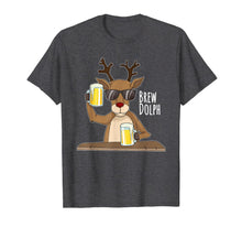 Load image into Gallery viewer, Brew Dolph Shirt, Funny Rudolph Christmas Holiday Tee Shirt
