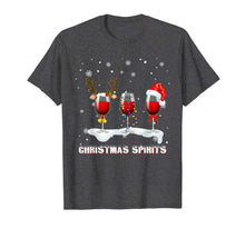 Load image into Gallery viewer, Christmas Spirits Wine Bubbly Martinis T Shirt Funny T-Shirt
