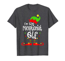 Load image into Gallery viewer, Receptionist Elf Christmas Costume Mom Dad Xmas T-Shirt
