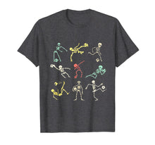 Load image into Gallery viewer, Halloween Skeleton Playing Soccer Ball Funny Gift Soccer T-Shirt
