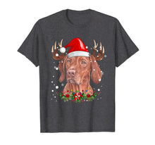 Load image into Gallery viewer, Funny Vizsla Christmas Reindeer Gift T-Shirt
