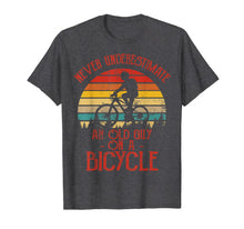 Load image into Gallery viewer, Mens Vintage Never Underestimate An Old Guy On A Bicycle Biker T-Shirt-1770816
