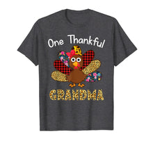Load image into Gallery viewer, One Thankful Grandma turkey Thanksgiving matching family T-Shirt
