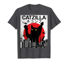 Load image into Gallery viewer, Vintage Catzilla - Japanese Cat Style - Retro Sunset Kitten T-Shirt
