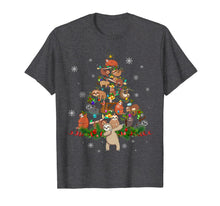 Load image into Gallery viewer, Sloth Christmas Tree Lights Funny Sloth Xmas Gift T-Shirt

