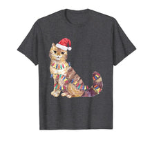 Load image into Gallery viewer, Santa Cat Christmas Lights Cat Lover Gift Cat Christmas Gift T-Shirt
