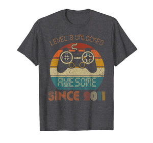 Video Game 8th Birthday Shirt Gamer Kids Youth 8 Years Old T-Shirt