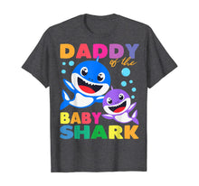 Load image into Gallery viewer, Daddy Of The Baby Shark Birthday Daddy Shark Fathers Day T-Shirt-112987
