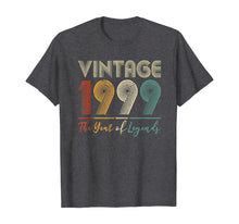 Load image into Gallery viewer, Vintage 1999 21st Birthday Gift Ideas Men Women Him Her T-Shirt-66532
