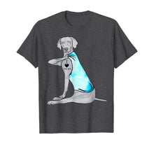 Load image into Gallery viewer, Funny weimaraner Dog I Love Mom Tattoo T-Shirt-339404
