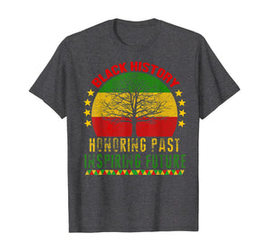 Honoring Past Inspiring Future Black History Month T-Shirt-1059105