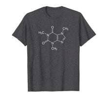 Load image into Gallery viewer, Caffeine Molecule Coffee Lovers T-Shirt
