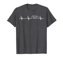 Load image into Gallery viewer, Cycling Heartbeat T-Shirt- Bicycle Love Biking Shirt Gifts
