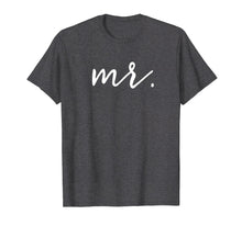 Load image into Gallery viewer, Mens Wedding Gift Ideas Tshirts Shirts Just Married Mr Mrs T Tee
