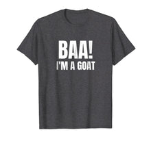 Load image into Gallery viewer, Baa I'm A Goat Funny Halloween Costume Tshirt
