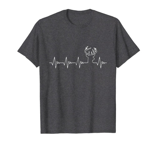 Deer hunting heartbeat T-shirt