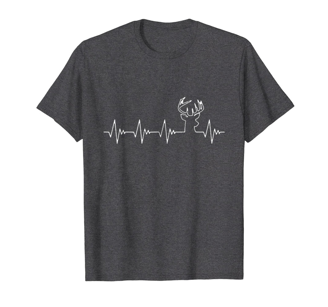 Deer hunting heartbeat T-shirt