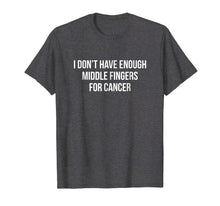 Load image into Gallery viewer, Show how you really feel about cancer - Funny Chemo T-Shirt
