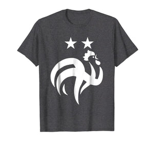 France Soccer Football World Jersey Two Star Rooster Shirt
