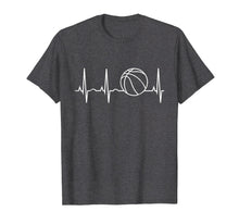 Load image into Gallery viewer, Heartbeat Basketball Shirt Best Basketball Player &amp; FanTee
