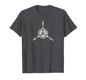 Mens Airplane Shirt - Aircraft Propeller Prop Aviation T-Shirt