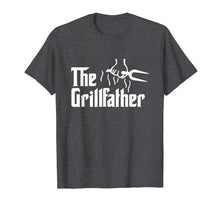 Load image into Gallery viewer, The Grillfather Funny BBQ Dad BBQ Grill Dad Grilling T Shirt
