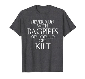 Funny Scottish Bagpipe Kilt Scotland Pride Gift T-Shirt