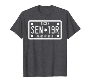 Class of 2019 Senior Graduation T Shirt for Texas Graduate