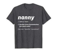 Load image into Gallery viewer, Funny Mother&#39;s Day Shirt Gift Nanny Mama Definition TShirt
