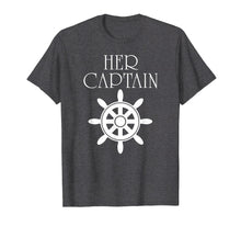 Load image into Gallery viewer, Mens Funny Cruise Her Captain His Anchor Couple Shirt
