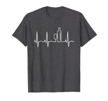 Load image into Gallery viewer, Wine Heartbeat Shirt I Love Wine Tasting T-Shirt Wine Lover
