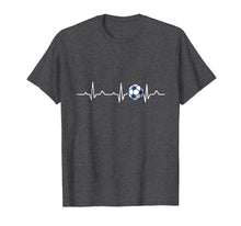 Load image into Gallery viewer, Heartbeat Soccer Lover Gift T-Shirt
