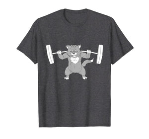 Cat Squat Powerlifting T-Shirt Remmy