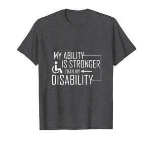 Funny Wheelchair Shirt Awesome Disability Tshirt Amputee Tee