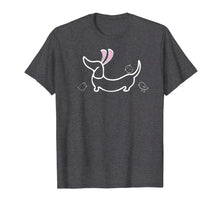 Load image into Gallery viewer, Easter Bunny Ears and Chicks Dachshund T-Shirt
