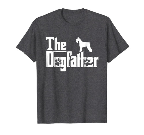 The Dogfather Miniature Schnauzer Funny Dog Owner Shirt