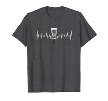 Load image into Gallery viewer, Heartbeat Disc Golf tee - Disc Golf Basket t-shirt
