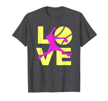 Load image into Gallery viewer, LOVE Softball Teen Girls Women T-shirt
