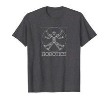 Load image into Gallery viewer, Da Vinci Vitruvian Robot Robotics Engineer T-Shirt
