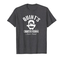 Load image into Gallery viewer, DISTRESSED QUINT'S CHARTER FISHING GREAT WHITE SHARK BOAT
