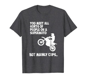 Funny Supermoto Hooligan T-shirt