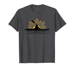 Kayak THERAPY - I love Kayaking T shirt for Kayakers