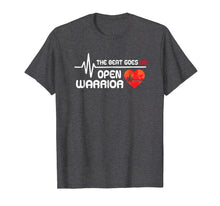 Load image into Gallery viewer, Post Heart Surgery Bypass Recovery Tshirt Open Heart Warrior
