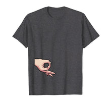 Load image into Gallery viewer, Haha Made You Look Funny Finger Circle Game T-shirt
