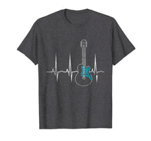 Load image into Gallery viewer, Guitar T-Shirt - Heartbeat Guitarist Shirts
