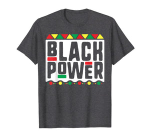 Black Power T-Shirt for Men Women Kids History Month Africa