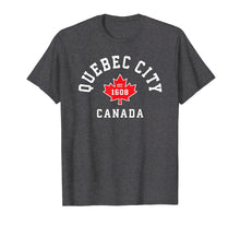 Load image into Gallery viewer, Quebec City Canada T-Shirt Canadian Flag Maple Leaf Gift Tee
